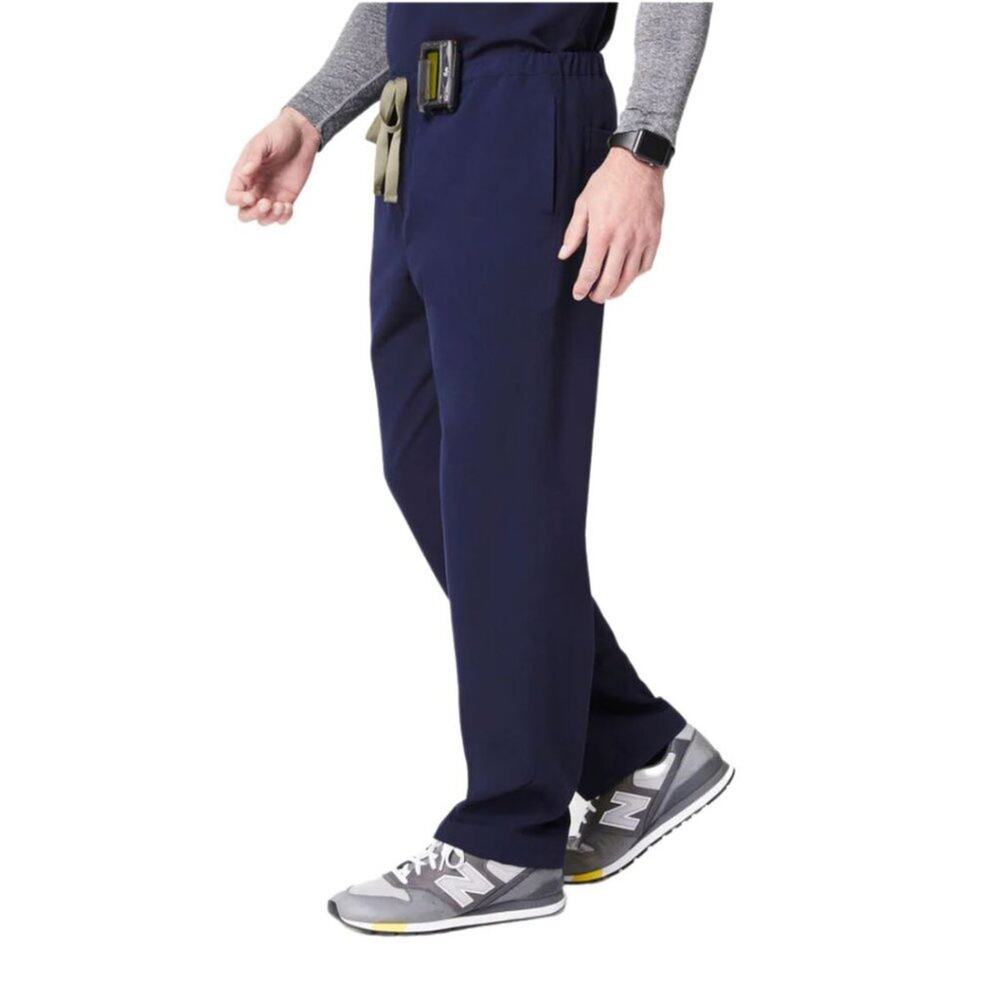 Figs Pisco™ Basic Scrub Pants in Navy Large Short